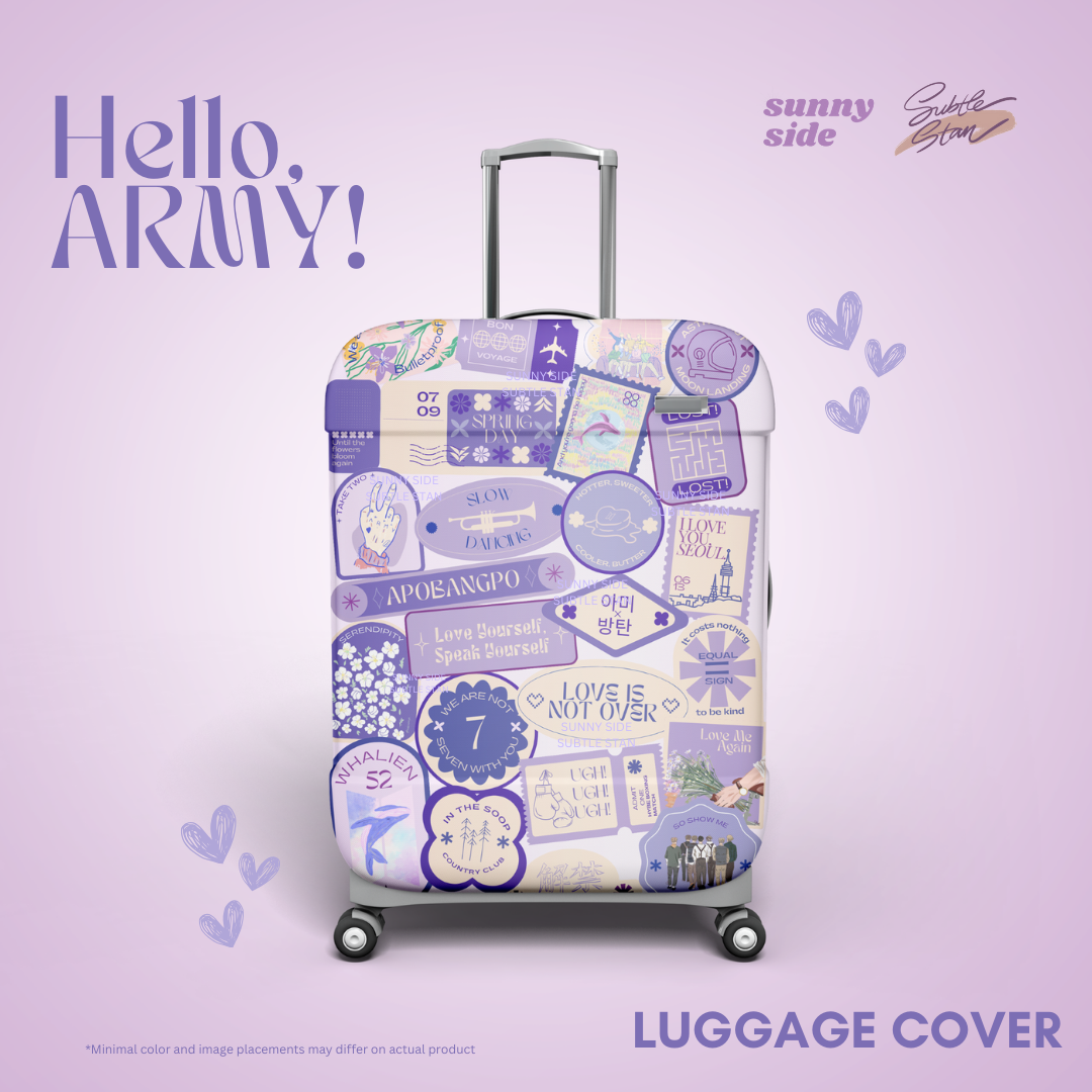 Bts luggage bag sale